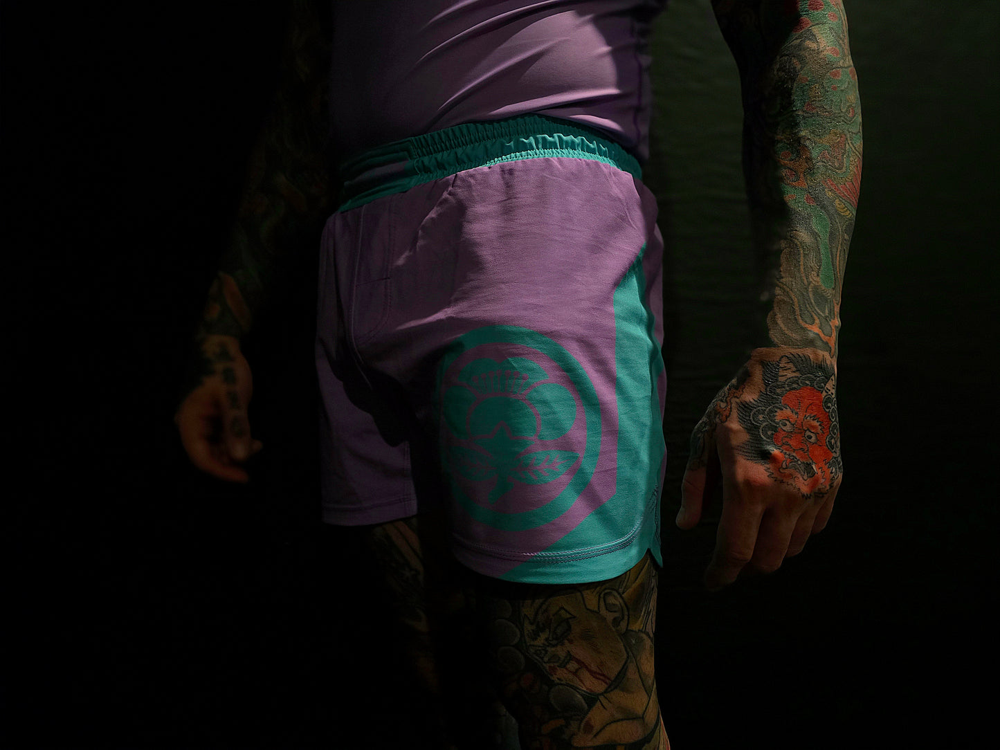 NO GI LILAC AND BUBBLEGUM SHORTS