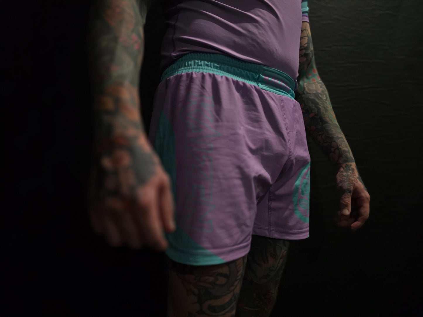 NO GI LILAC AND BUBBLEGUM SHORTS
