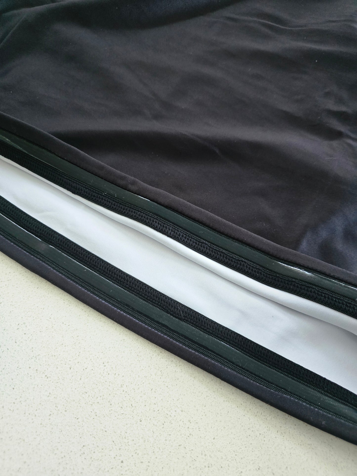 KAIZEN SIGNATURE SERIES BLACK/WHITE RASHGUARD