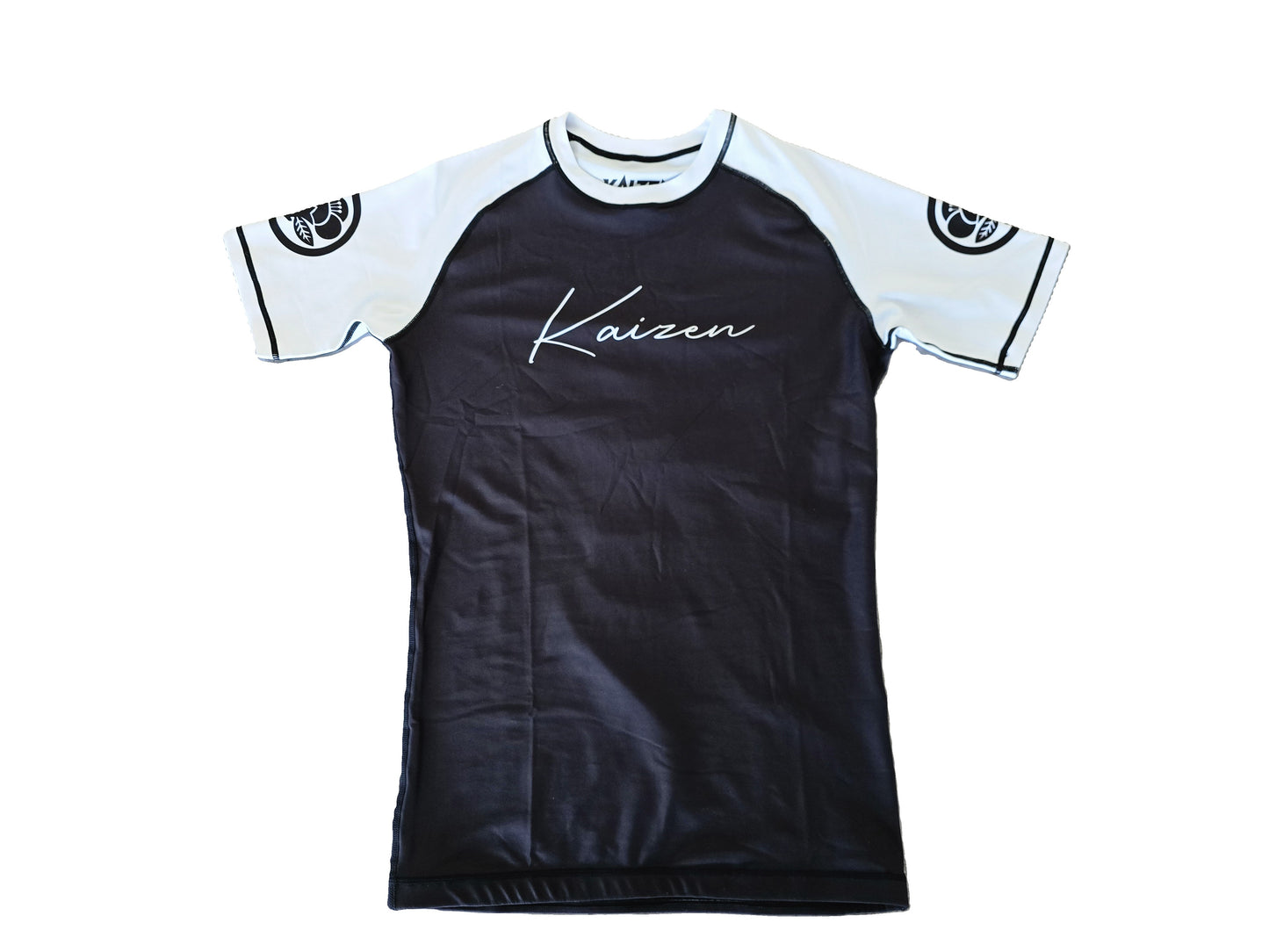KAIZEN SIGNATURE SERIES BLACK/WHITE RASHGUARD