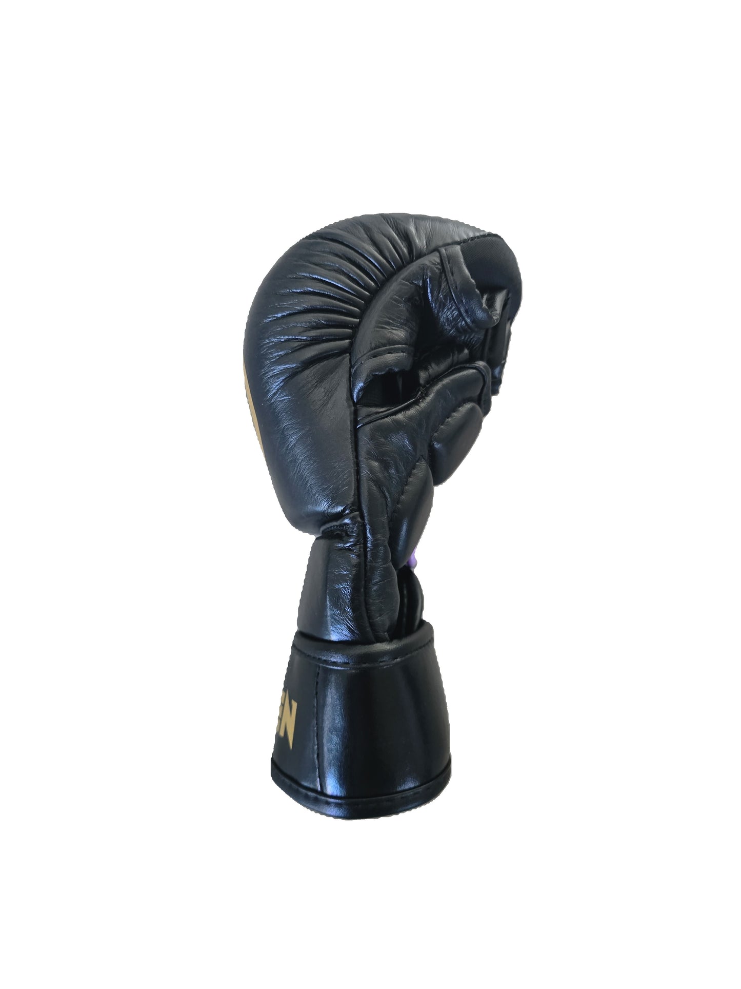 KAIZEN IMPROVEMENT SERIES BLACK/GOLD 7OZ SPARRING MMA GRAPPLING GLOVES