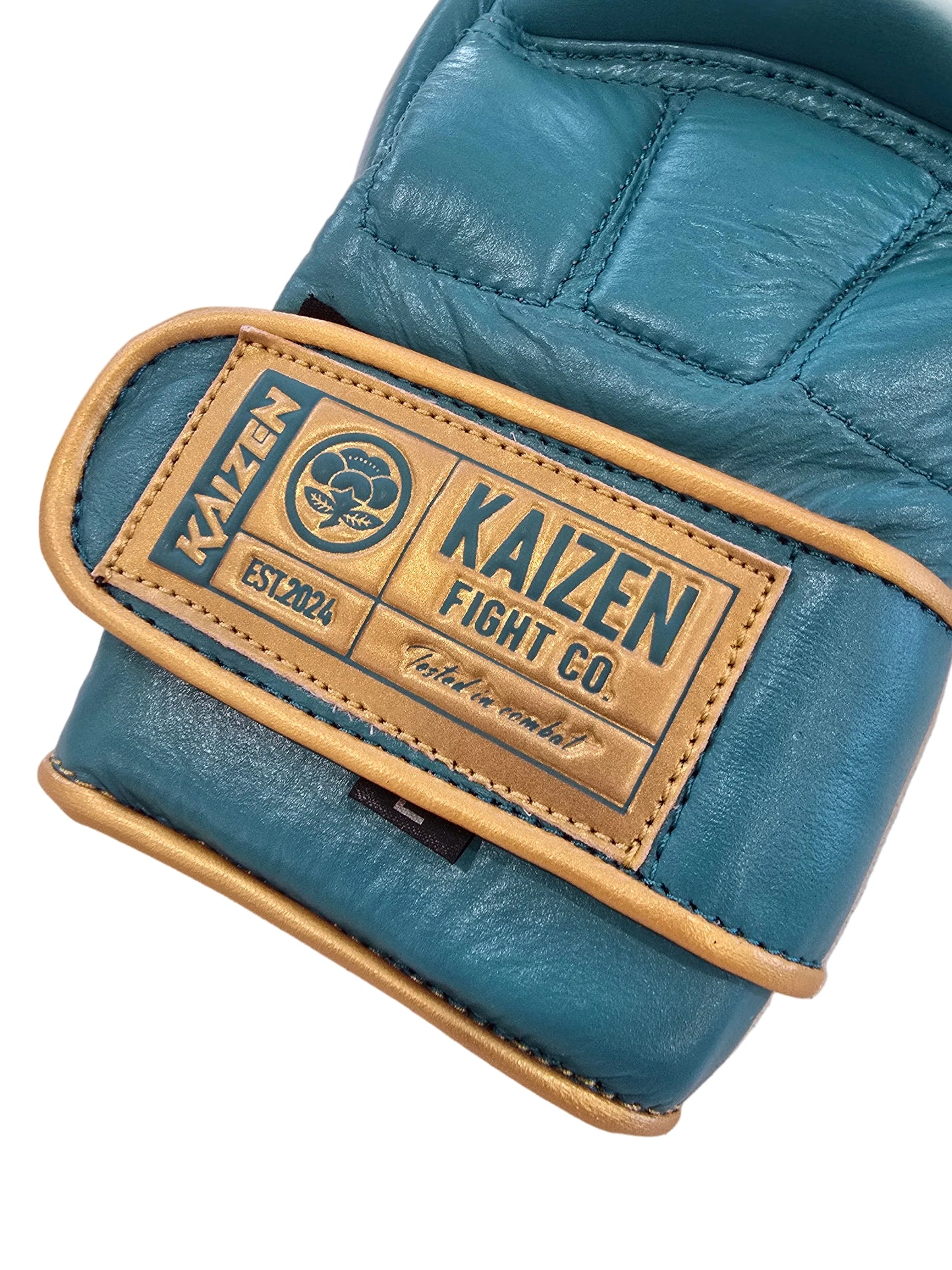 KAIZEN EMERALD/GOLD PRO MMA SPARRING GLOVES