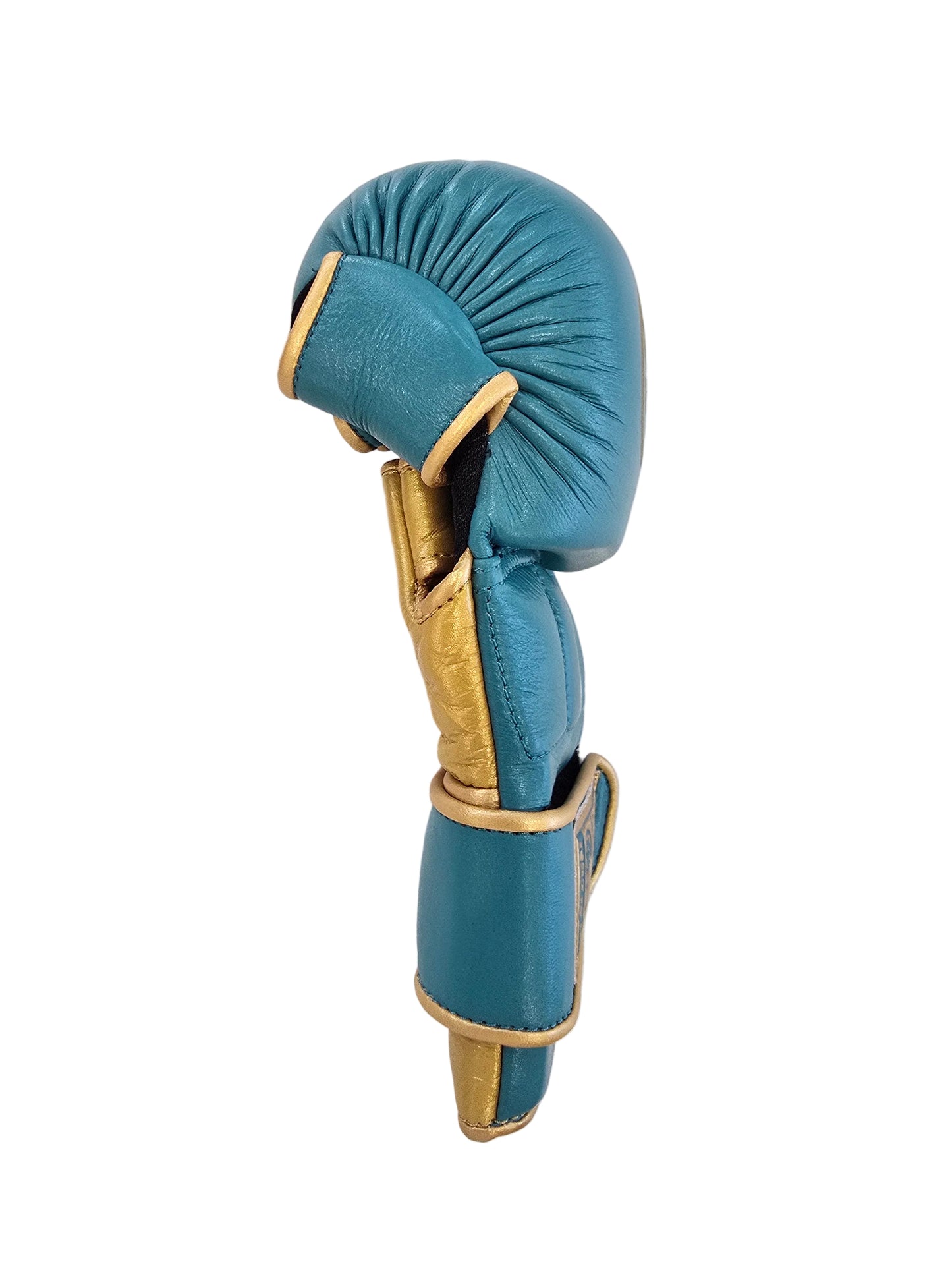 KAIZEN EMERALD/GOLD PRO MMA SPARRING GLOVES